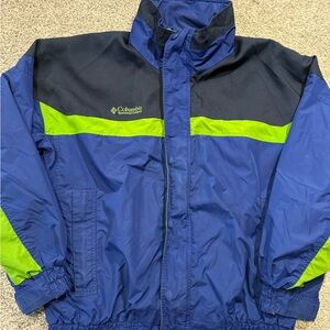 Vintage Columbia Sportswear Company Bugaboo‎ Mens Jacket Large Blue Green Navy *